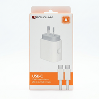 20W Fast Charger with 1M iPhone Charger Cable for iPhone 15/16/17/18 iPad