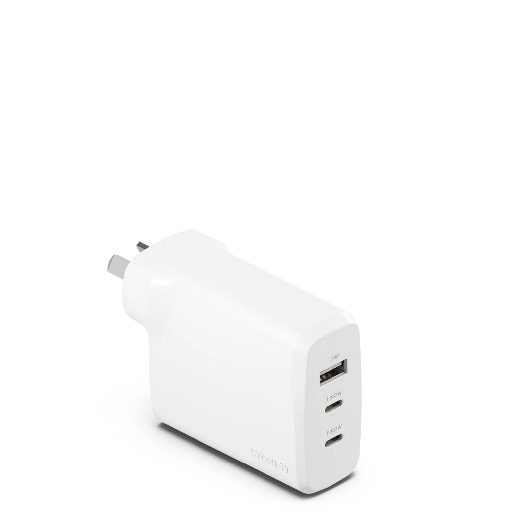 87W Multi Port GaN Wall Charger