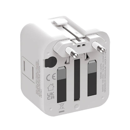MOMAX UA37 1-World Pocket Mini Ultra-Thin Universal Travel Adapter